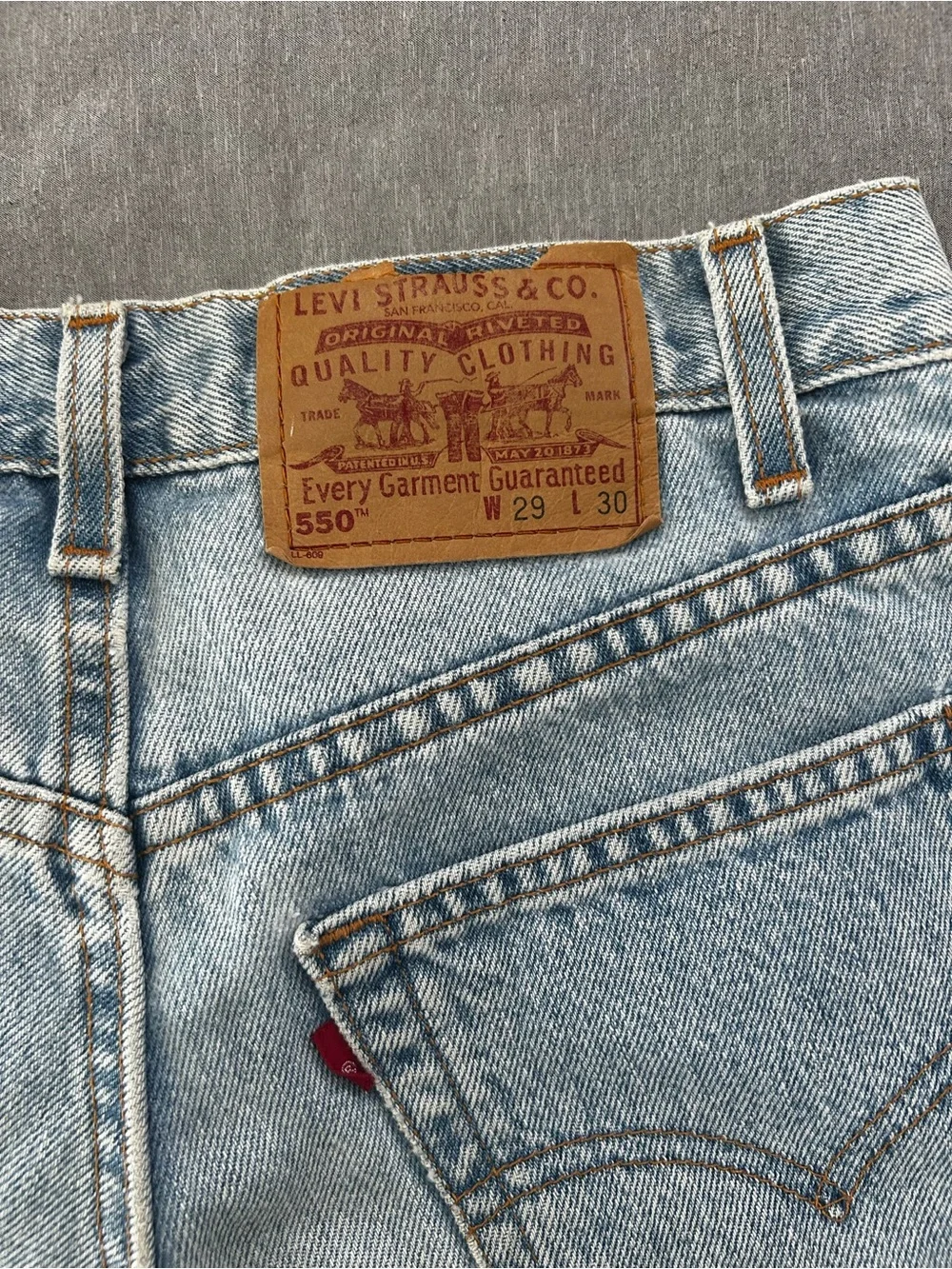 Levi's Mens Light Blue Relaxed Straight Jeans